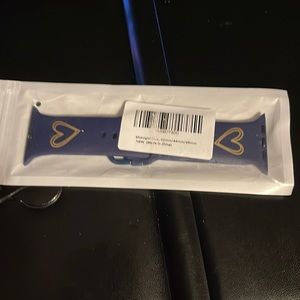 Blues and hearts! 44mm iWatch band. NEw in package. Smartwatches.(larger iWatch)